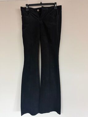 bebe Black Flare Wide Leg Jeans
